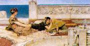Alma Tadema Love's Votaries oil painting on canvas